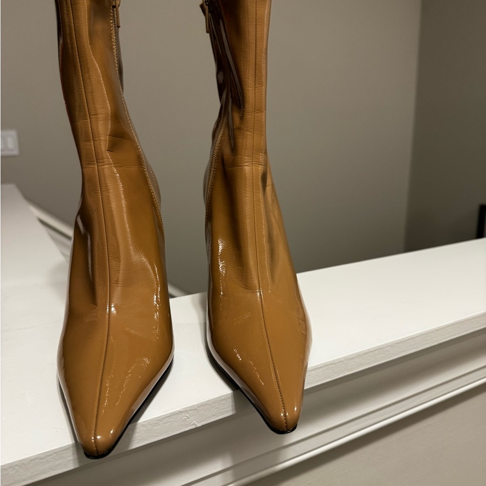 Jeffrey Campbell Tan Heeled Boots